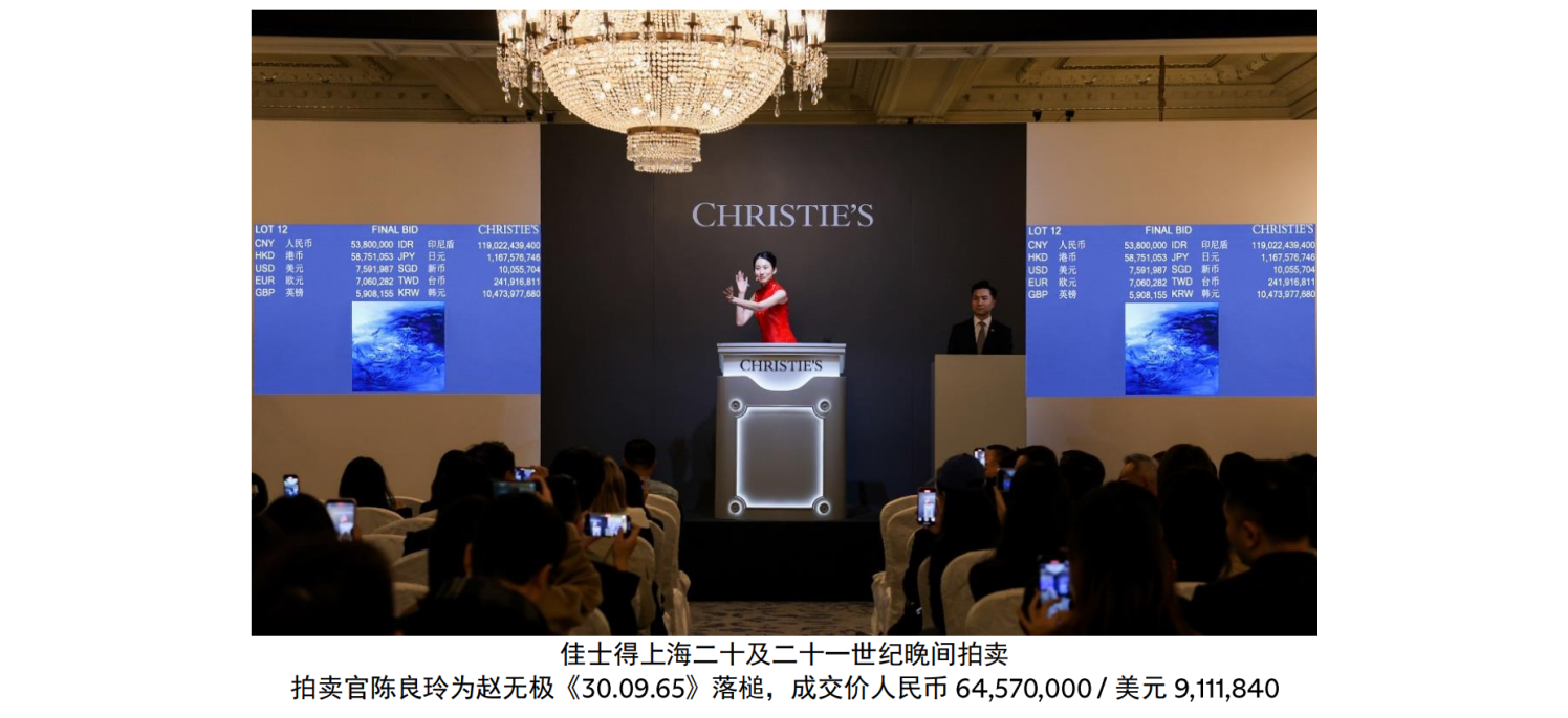 佳士得上海二十及二十一世纪晚间拍卖成交总额1.5亿元– 壹号收藏网